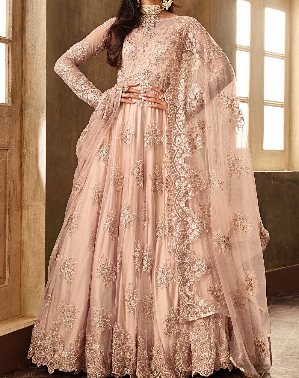 New Heavy Indian Salwar Suit Dress Anarkali Kameez Pakistani Wedding Eid  Gown | eBay